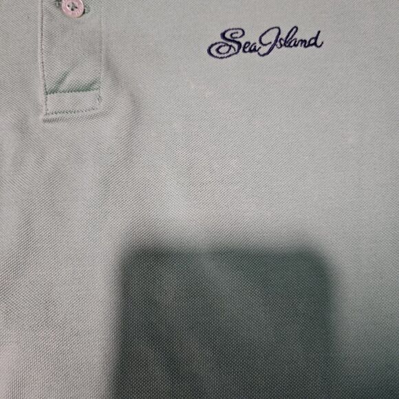 Ralph Lauren Polo Golf Shirt Men’s Green Large Sea Island COURSE - Picture 7 of 8